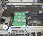 安装艾默生网络能源的PCIe-8120媒体处理加速卡于Dell R720服务器
